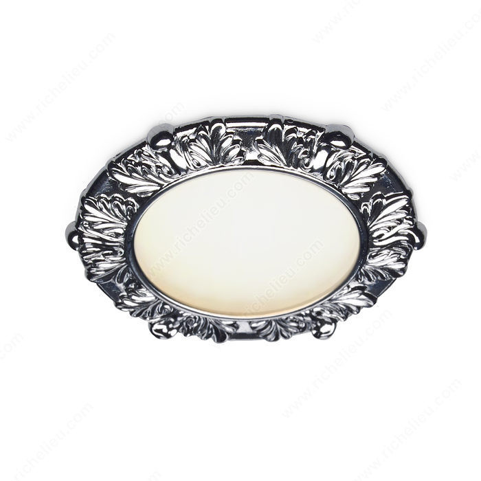 LED 3.4W Acanthus, Richelieu Classic Design, Finish Polished Chrome, Light Color Warm White, Kelvin Color Temperature 3,000 ?K, Luminous Flux 210 Lumen