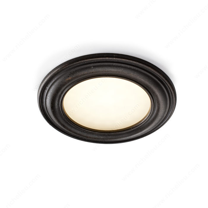 LED 3.4W Passepartout, Richelieu Classic Design, Finish Old America, Light Color Warm White, Kelvin Color Temperature 3,000 ?K, Luminous Flux 210 Lumen