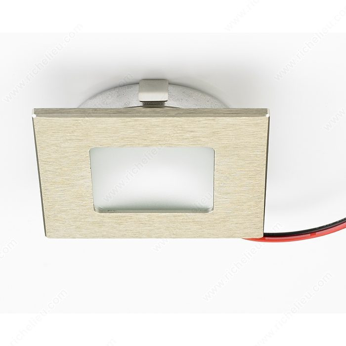 156122170 Richelieu's 3W LED, Unique square design, Light Color Warm White, Kelvin Color Temperature 3,000 ?K - 3,400 ?K, Luminous Flux 120 Lumen