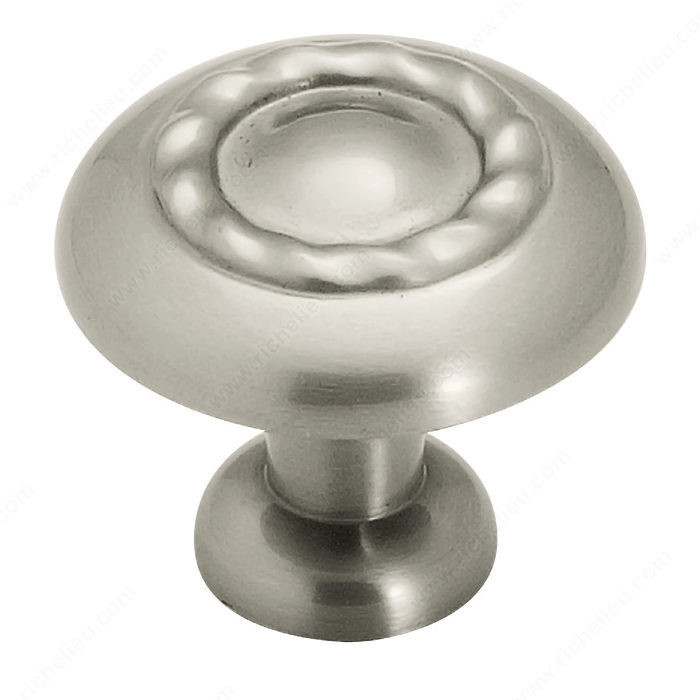 Transitional Zinc Oversized Knob - 1585, Finish Satin Nickel, Diameter 11 in PRO-PACK 2