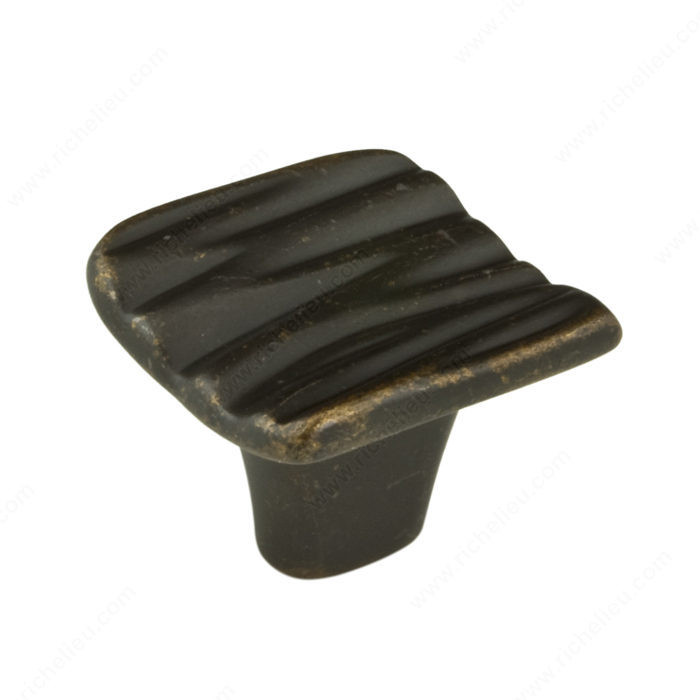 Transitional Metal Knob - 1590, Finish Old America
