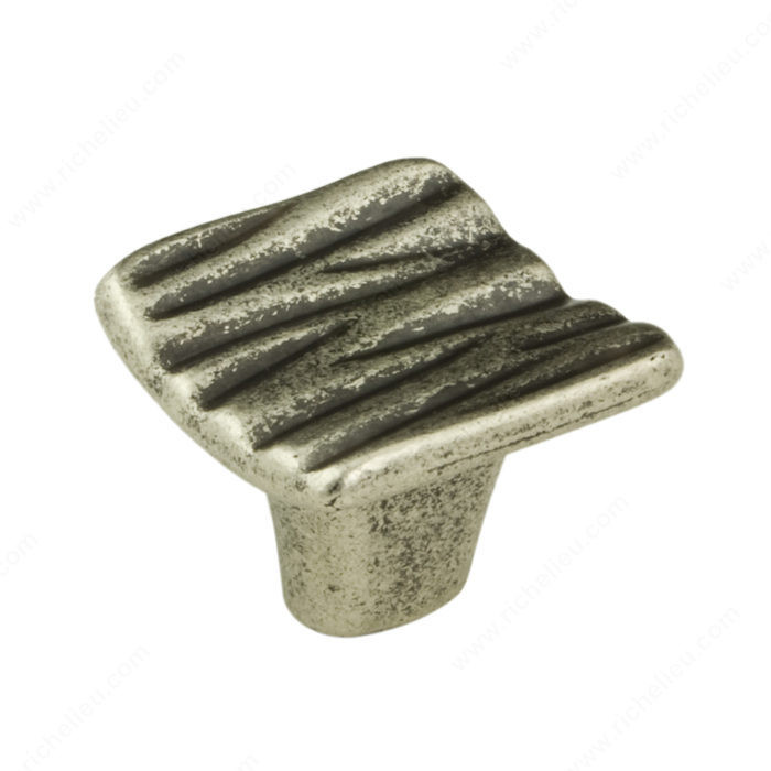 Transitional Metal Knob - 1590, Finish Faux Iron