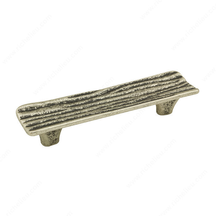 Transitional Metal Pull - 159, Center to Center 96 mm, Finish Faux Iron, Length - Overall Dimensions 134 mm