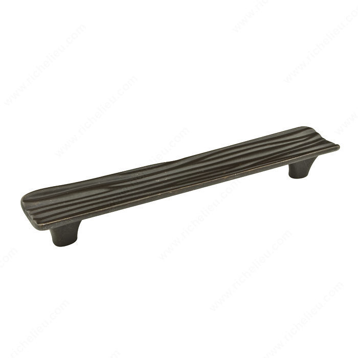 Transitional Metal Pull - 159, Center to Center 160 mm, Finish Old America, Length - Overall Dimensions 200 mm