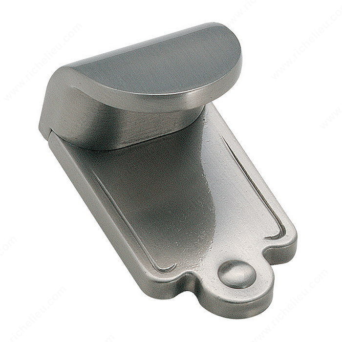 Transitional Zinc Finger Pull - 1593, Finish Satin Nickel, Material Zinc