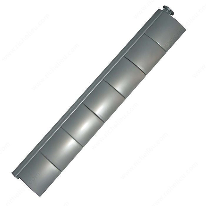 Vertical Cable Guide (under the desk), Finish Satin Aluminum