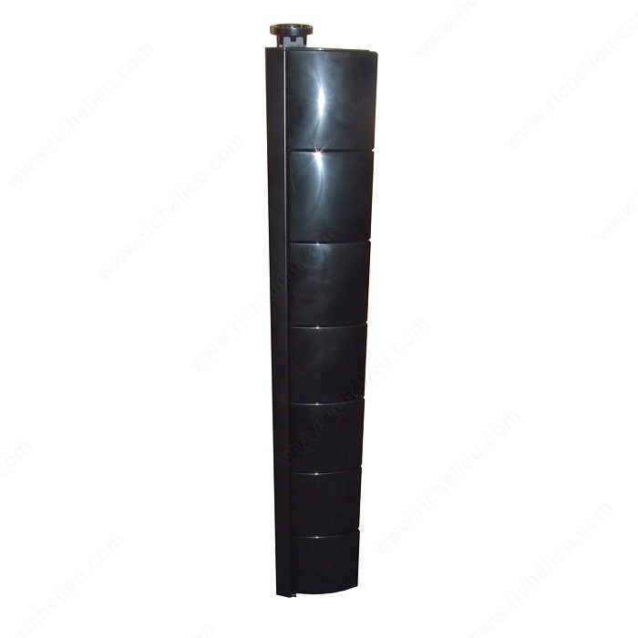 Vertical Cable Guide (under the desk), Finish Black