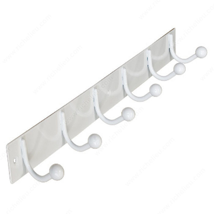 Utility Hook Rack - 169, Board Finish White, Finish White, Our Divisions Nystrom