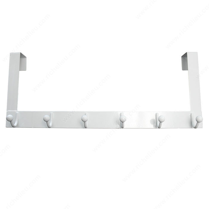 Utility Over-The-Door Hook- 17, Finish White, Our Divisions Nystrom
