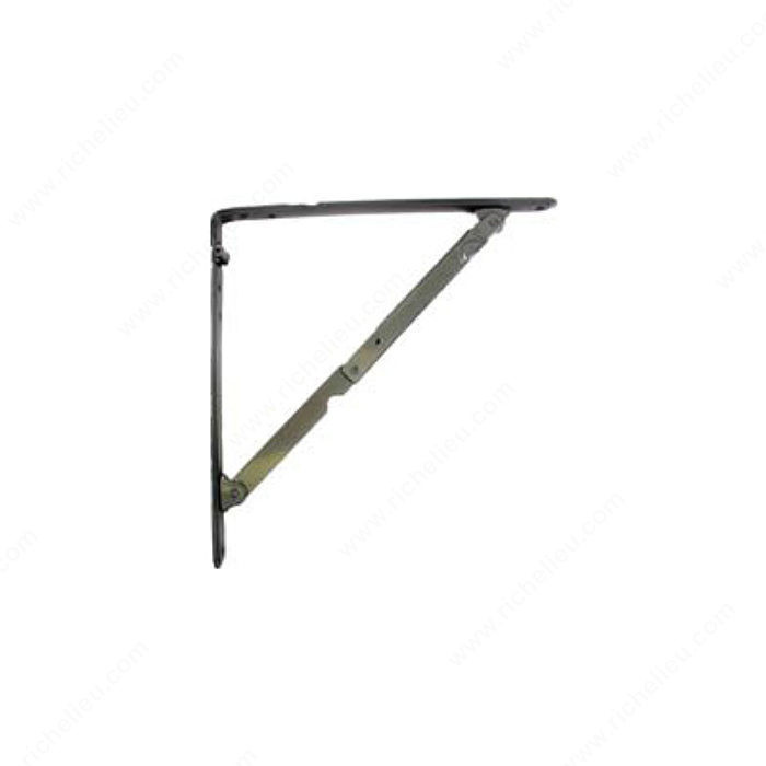 Fold-Down Shelf Bracket, Projection - Overall Dimensions 16 in, Height - Overall Dimensions 16 in