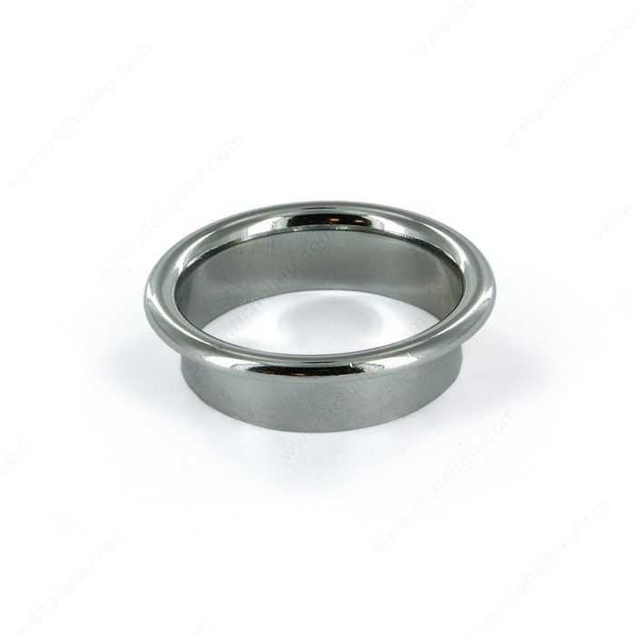Rosette, Cylinder Diameter 18.2 mm, Cylinder Length 6 mm, Finish Nickel, Height 8 mm PRO-PACK 10
