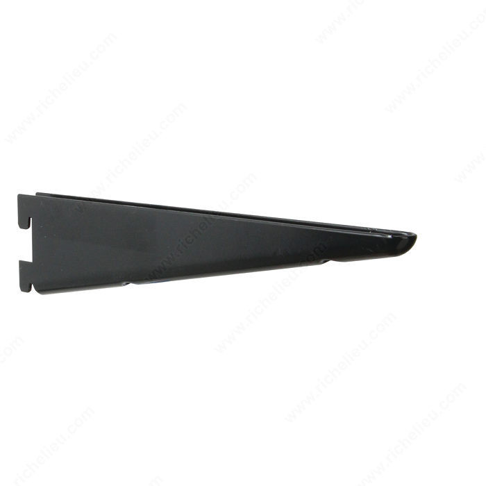 Heavy-Duty Bracket #182, Length 12 1/2 in, Color / Finish Black PRO-PACK 3
