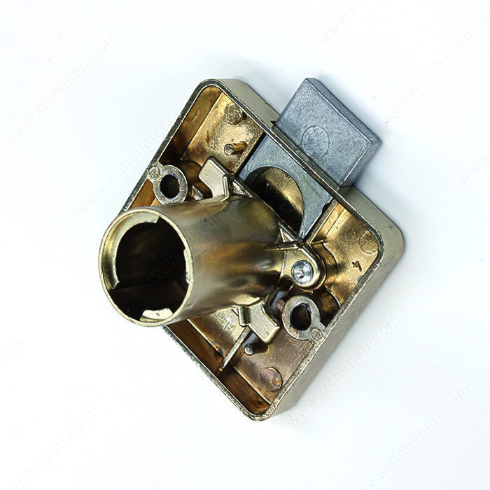 #1842 Series Lock, Cylinder Length 22.5 mm, Application Single Drawer, Finish Brass