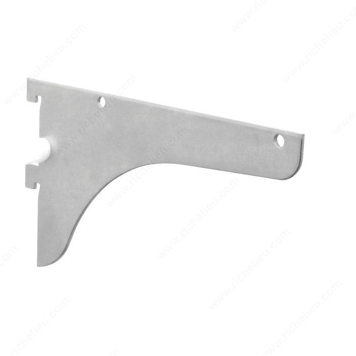 Heavy-Duty Bracket with Lock Lever #186, Length 8 in, Color / Finish Stainless Steel