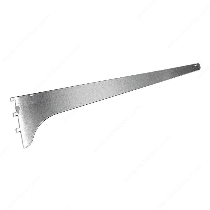 Heavy-Duty Bracket with Lock Lever #187, Length 14 in, Color / Finish Anochrome