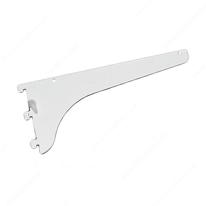 Heavy-Duty Bracket with Lock Lever #187, Length 22 in, Color / Finish White