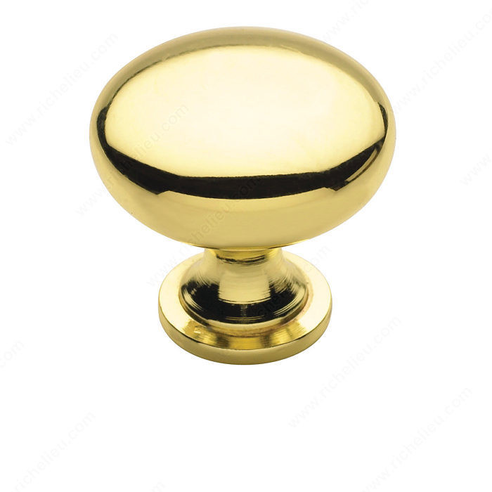 Allison Zinc Knob - 1910, Finish Polished Brass PRO-PACK 5