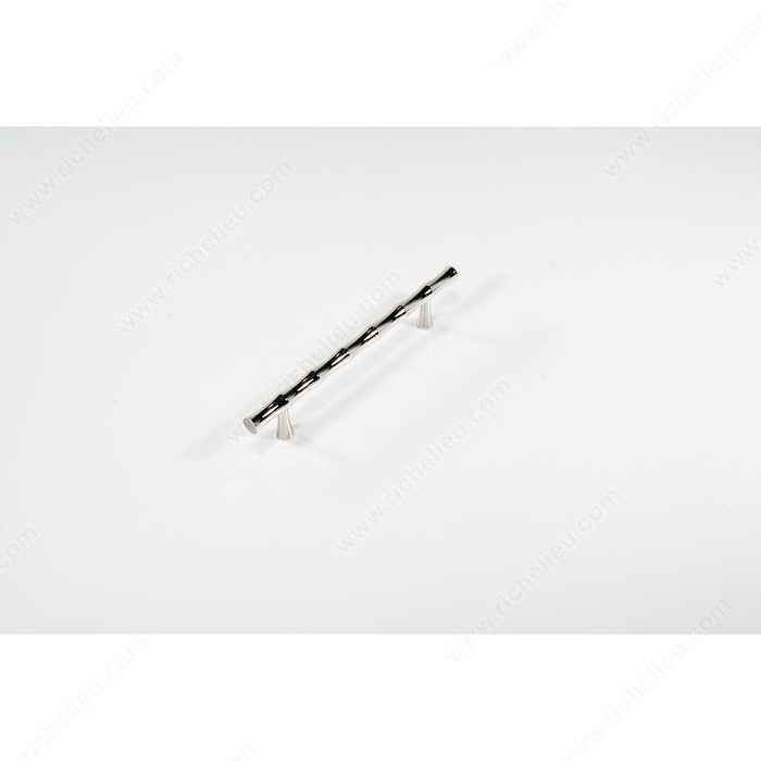 Traditional Forged Iron Pull - LC19, Finish Polished Nickel, Material Brass