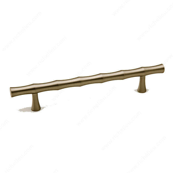 Traditional Forged Iron Pull - LC19, Finish Satin Nickel, Material Brass