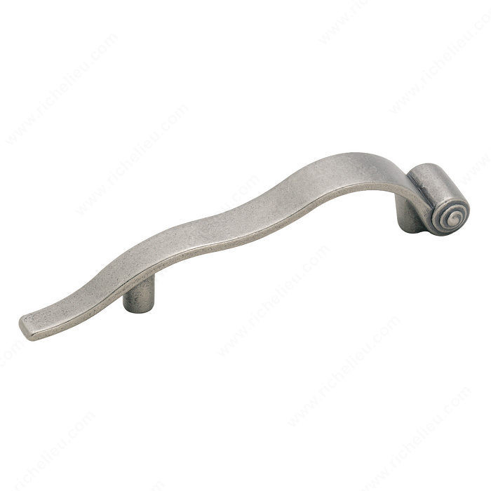 Eclectic Zinc Pull - 19254, Finish Satin Nickel