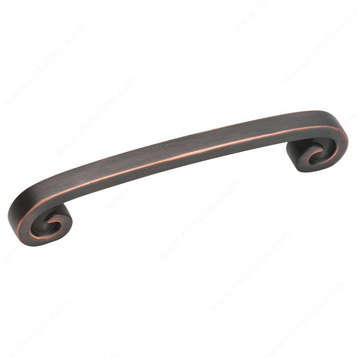 Eclectic Zinc Pull - 19260, Center to Center 128 mm, Finish Oil Rubbed Bronze