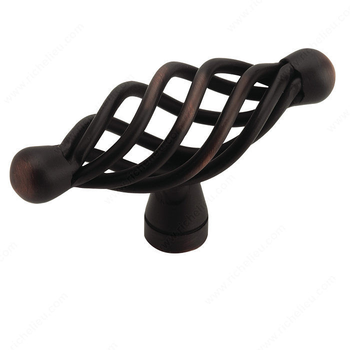 Traditional Zinc T-Knob - 19321, Finish Oil Rubbed Bronze