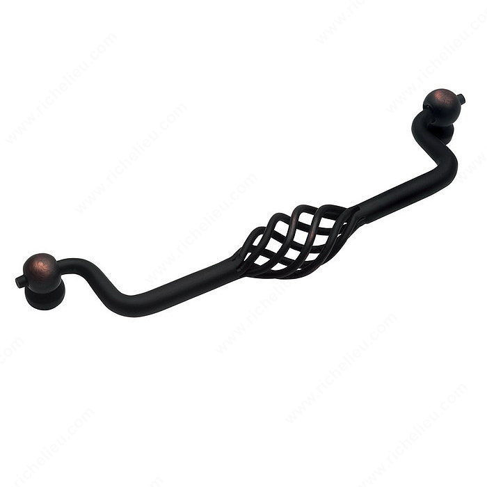 Traditional Zinc Pull - 19324, Center to Center 160 mm, Finish Oil Rubbed Bronze