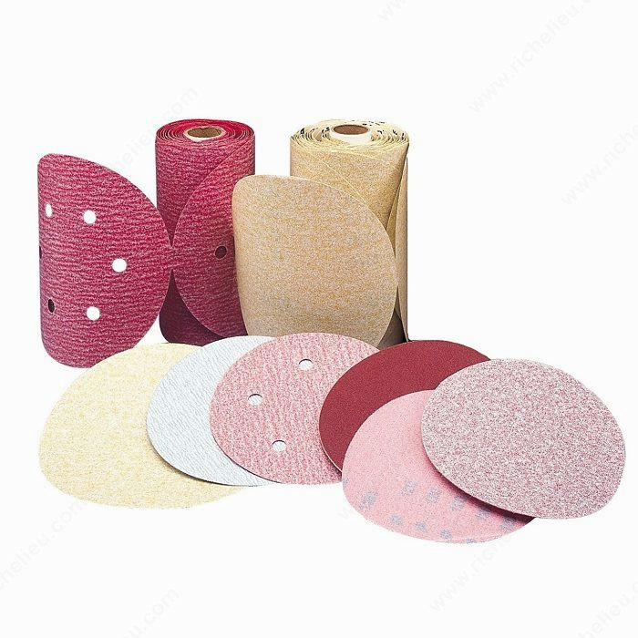 Sanding Disc - Premier Red, Vacuum Without Ventilation Holes, Grit Texture Medium, Grit 150, Diameter 5 in