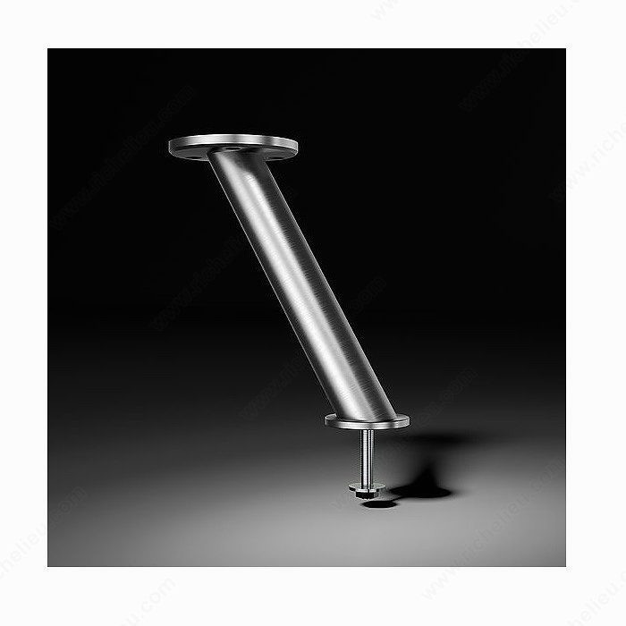 Round Inclined Bar Consoles - 24320174 - : 230 mm, 30? incline, Height 110 mm, Diameter 45 mm, Finish/Colour Stainless Steel, Material Steel