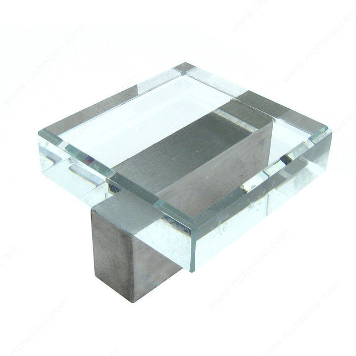 Glass City Collection Metal & Glass Knob,