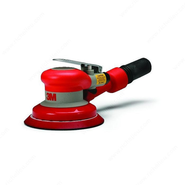 3M Model 20319 5 Pneumatic Orbital Sander - Dustless, Integrated vacuum.,