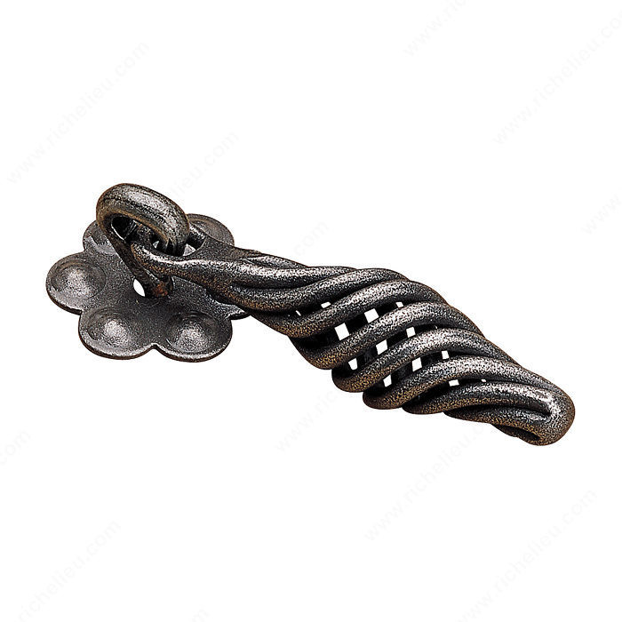 Traditional Forged Iron Pull - 2050, Finish Natural Iron