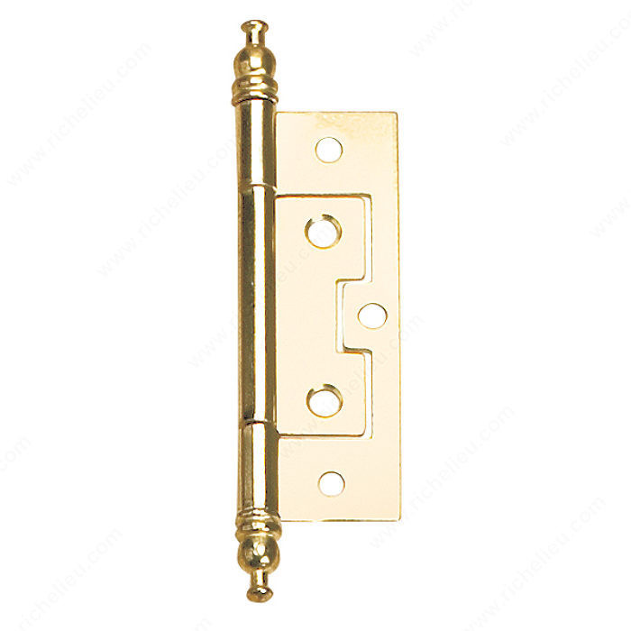Classic Metal Bifold Hinge - 20643, Finish Brass, Finish Number 130 PRO-PACK 3