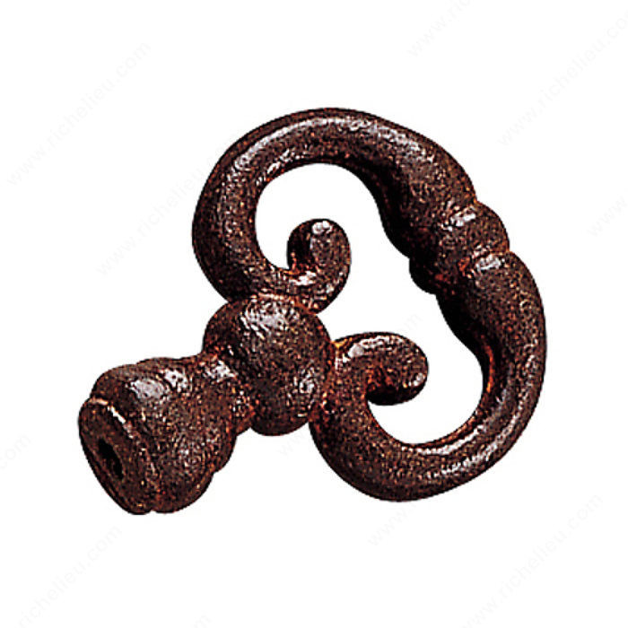Metal Mock Key - 20803, Finish Rust