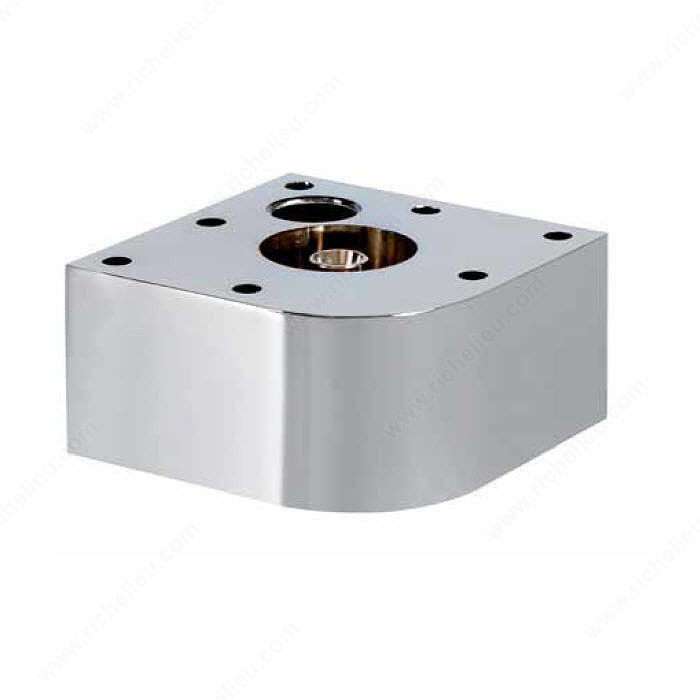 Contemporary Furniture Leg - 2090, Adjustable screw- in leg, Finish Chrome