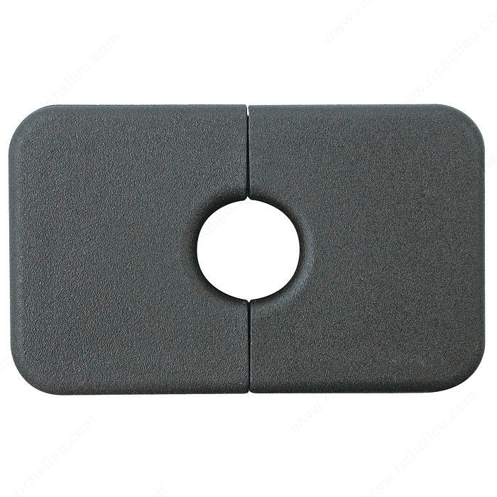 Sectional Cable Entry Plug, Finish Black, Height - Overall Dimensions 1" or 5/8"  PRO-PACK of 4