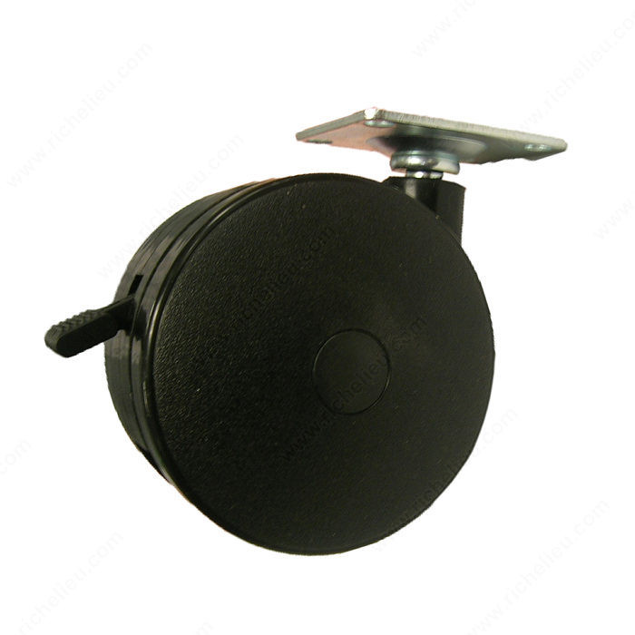 Furniture Caster, Fastening Type Swivel with Brake