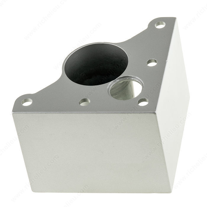 Contemporary Furniture Leg - 2100, Adjustable screw- in leg, Finish Aluminum