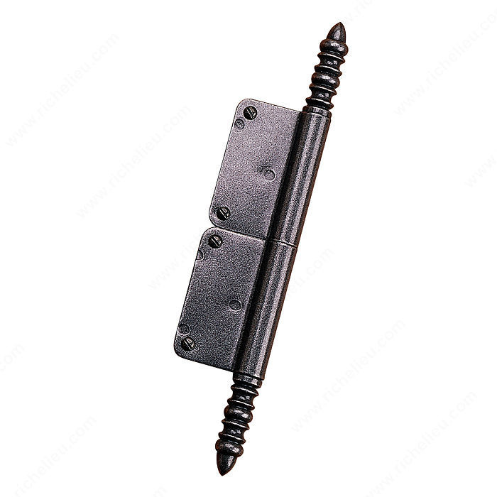 Traditional Pivot Hinge - Height: 120 mm, Finish Natural Iron, Finish Number 908