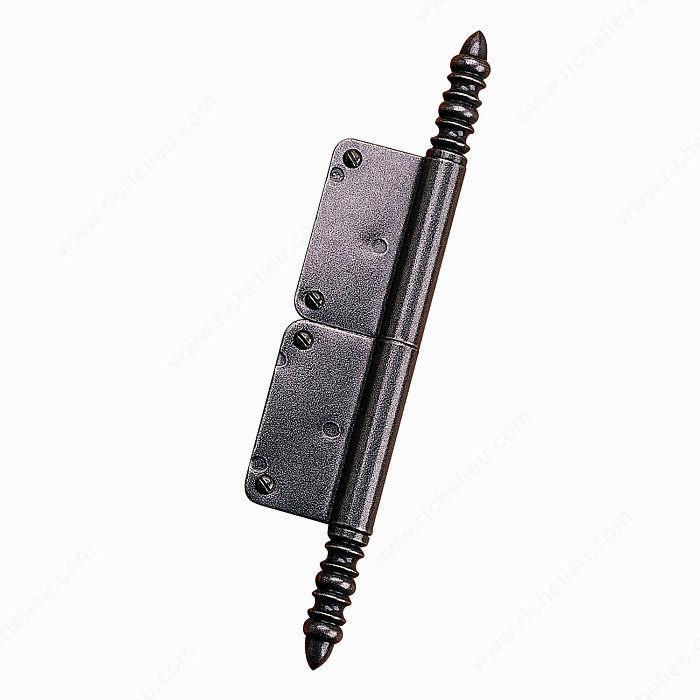 Traditional Pivot Hinge - Height: 160 mm, Finish Natural Iron, Finish Number 908