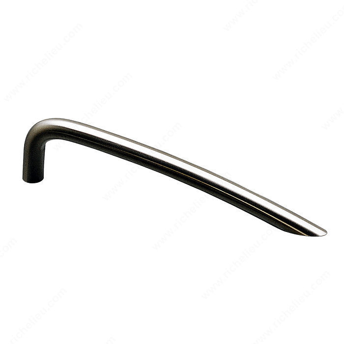 Contemporary Stainless Steel Pull - 2105, Center to Center 96 mm, Length - Overall Dimensions 120 mm, Screw/Nail 8/32 (Not Included)
