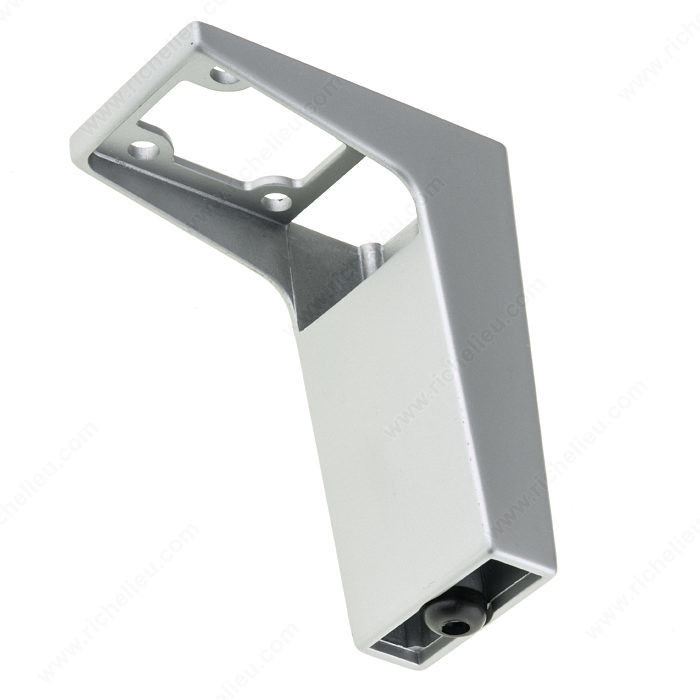 Contemporary Furniture Leg - 2111, Adjustable screw- in leg, Finish Aluminum