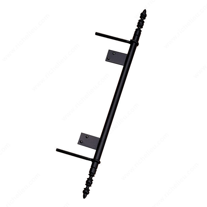 Traditional Brass Pivot Hinge - 2117, Finish Number 900, Height - Overall Dimensions 300 mm, Finish Matte Black, Material Metal
