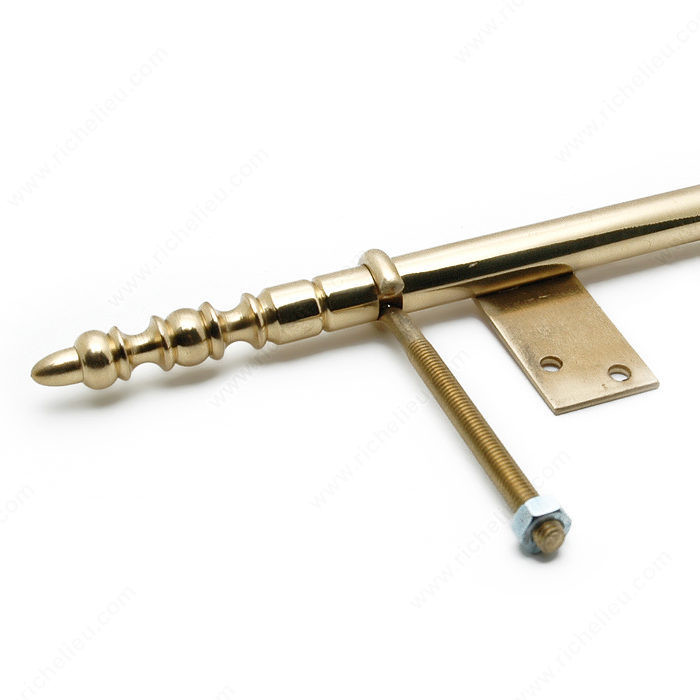 Traditional Brass Pivot Hinge - 2117, Finish Number 130, Height - Overall Dimensions 800 mm, Finish Brass, Material Metal