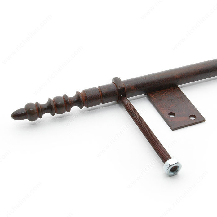 Traditional Brass Pivot Hinge - 2117, Finish Number 800, Height - Overall Dimensions 800 mm, Finish Rust, Material Metal