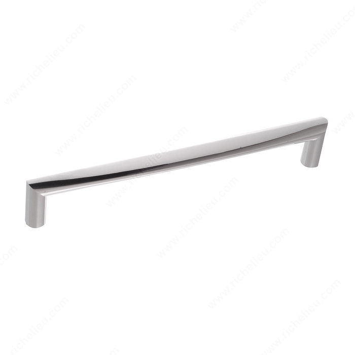 Contemporary Metal Pull - 2168, Center to Center 192 mm, Length - Overall Dimensions 205 mm