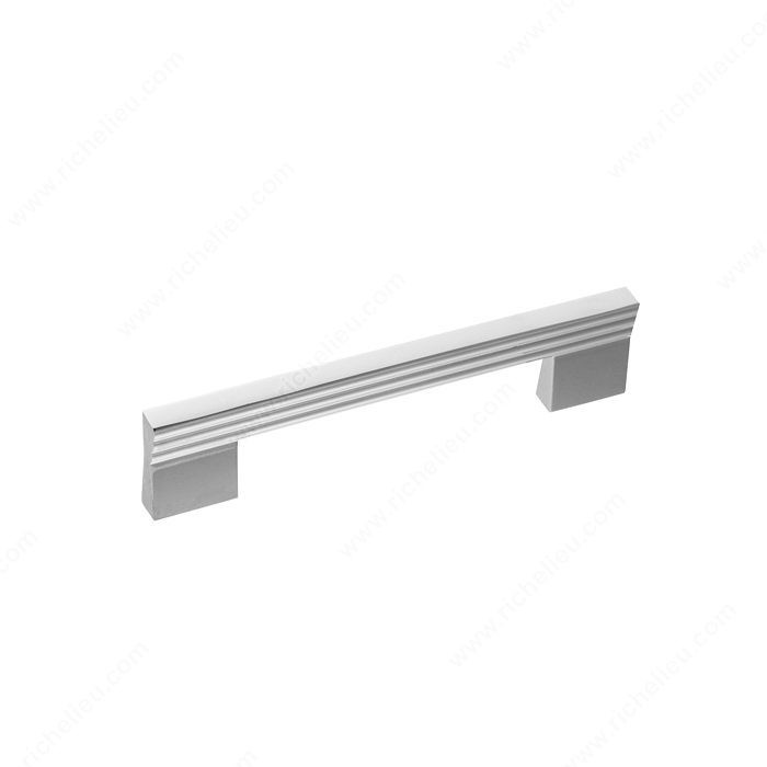Contemporary Metal Pull - 2169, Center to Center 128 mm, Length - Overall Dimensions 150 mm
