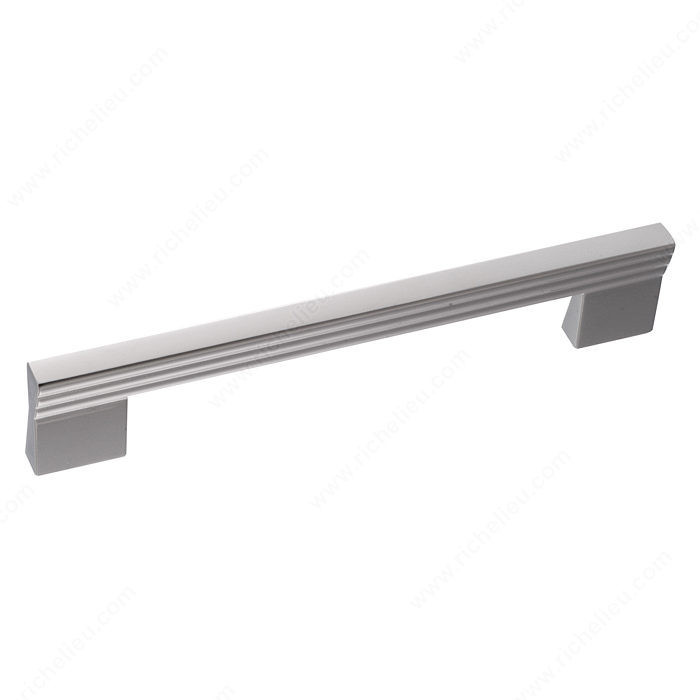 Contemporary Metal Pull - 2169, Center to Center 160 mm, Length - Overall Dimensions 185 mm