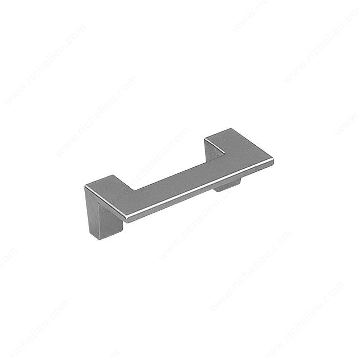Contemporary Metal Pull - 2169, Center to Center 64 mm, Length - Overall Dimensions 80 mm