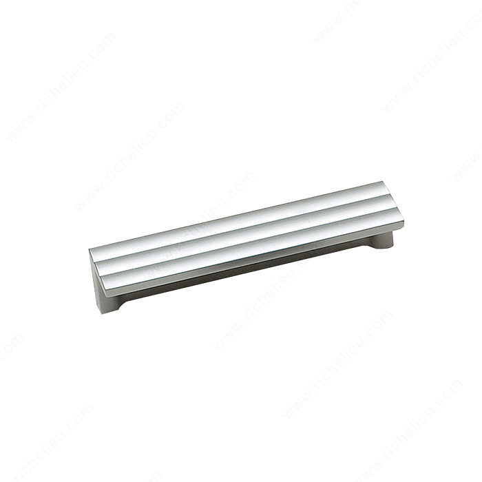 Contemporary Metal Pull - 2169, Center to Center 96 mm, Length - Overall Dimensions 104 mm